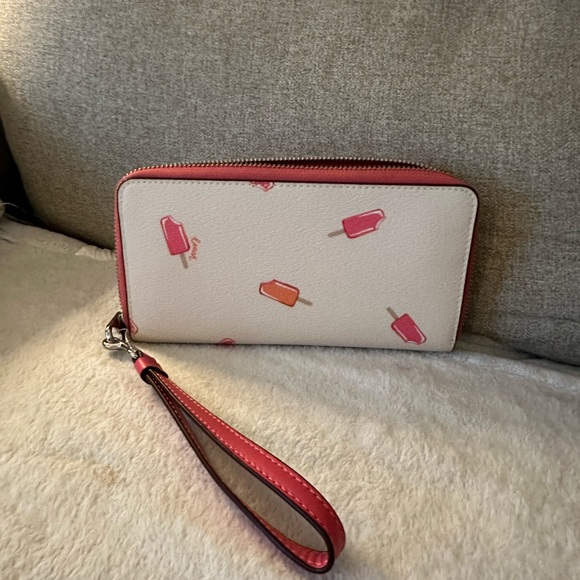 Coach wristlet. Great clutch Popsicles are adorable. Summer is here !! 🛍️ - Picture 4 of 5